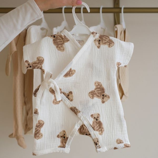 Набір одягу Літо бежевий, 62 розмір 96692053 фото